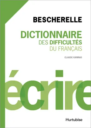 Couverture du Dictionnaire des difficultés du français, Bescherelle